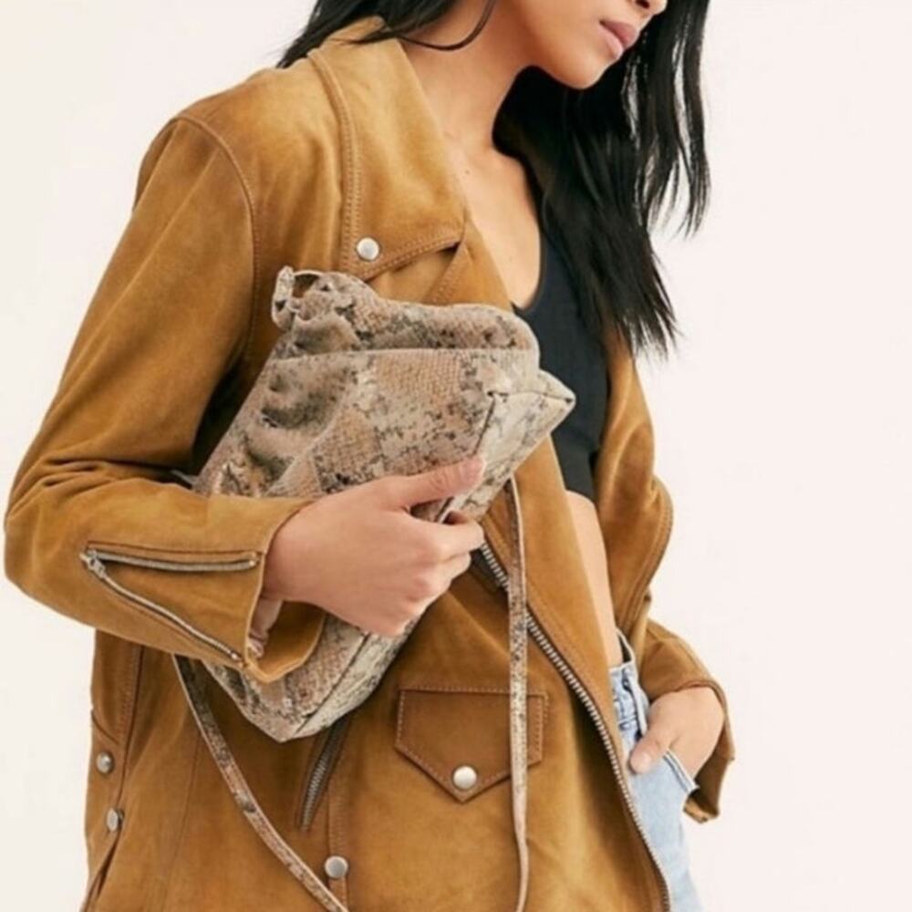 Free People Echo Snake Purse Bag - Picture 3 of 6